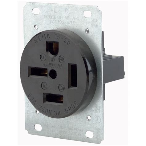 Leviton straight blade receptacle